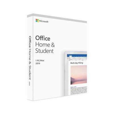 PHẦN MỀM OFFICE HOME AND STUDENT 2019 ENGLISH APAC EM MEDIALESS P6 (79G-05143)